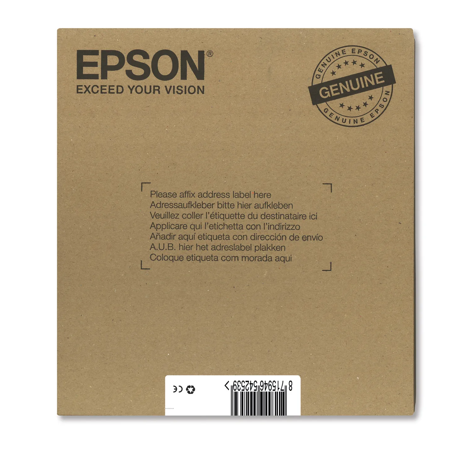 Epson T1285-mustekasettipakkaus, musta, syaani, magenta, keltainen, 4 kpl