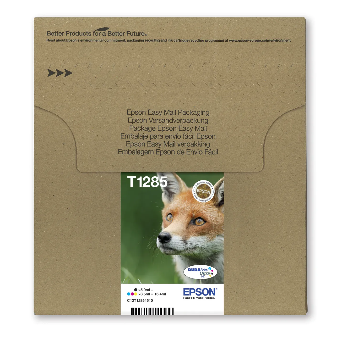 Epson T1285-mustekasettipakkaus, musta, syaani, magenta, keltainen, 4 kpl