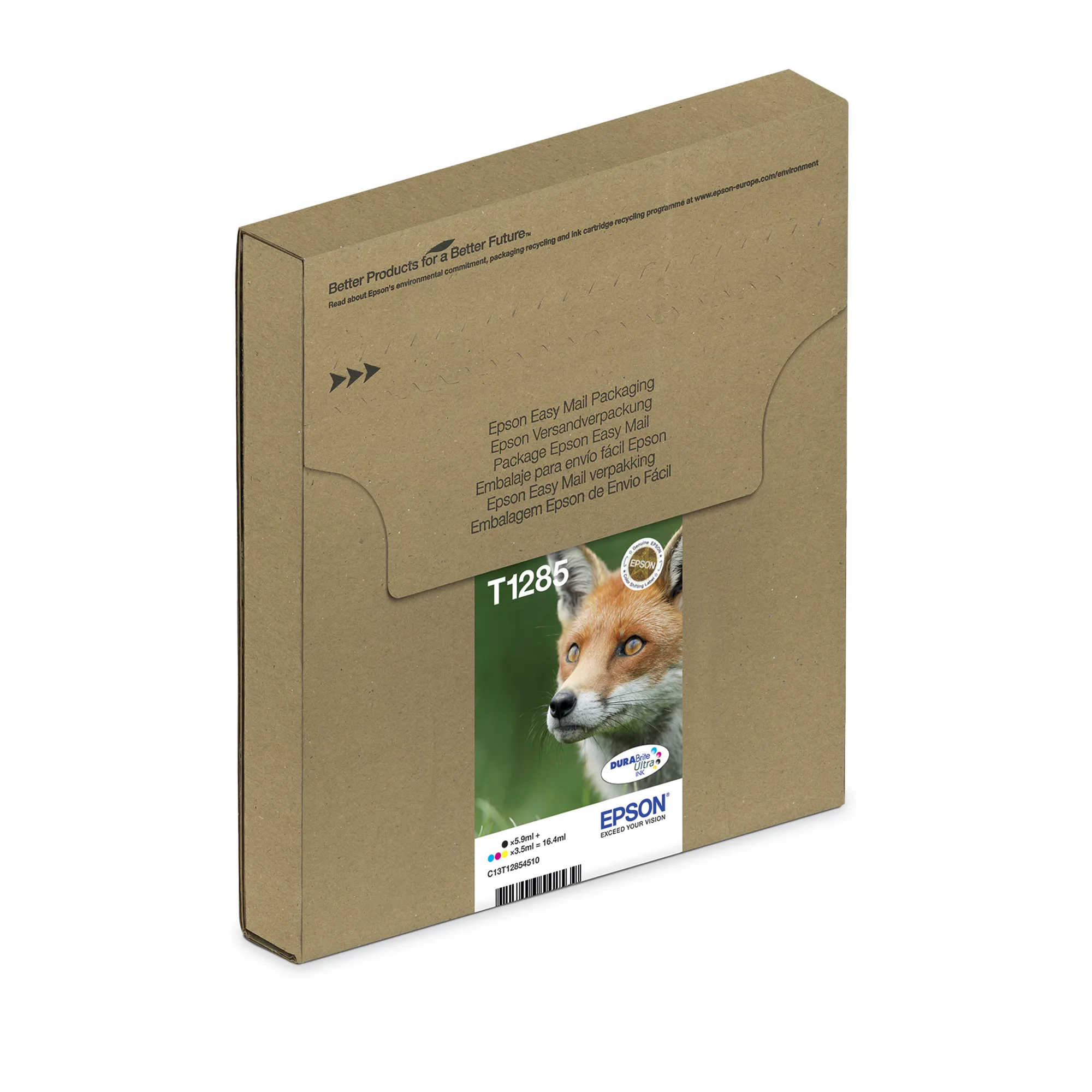 Epson T1285-mustekasettipakkaus, musta, syaani, magenta, keltainen, 4 kpl