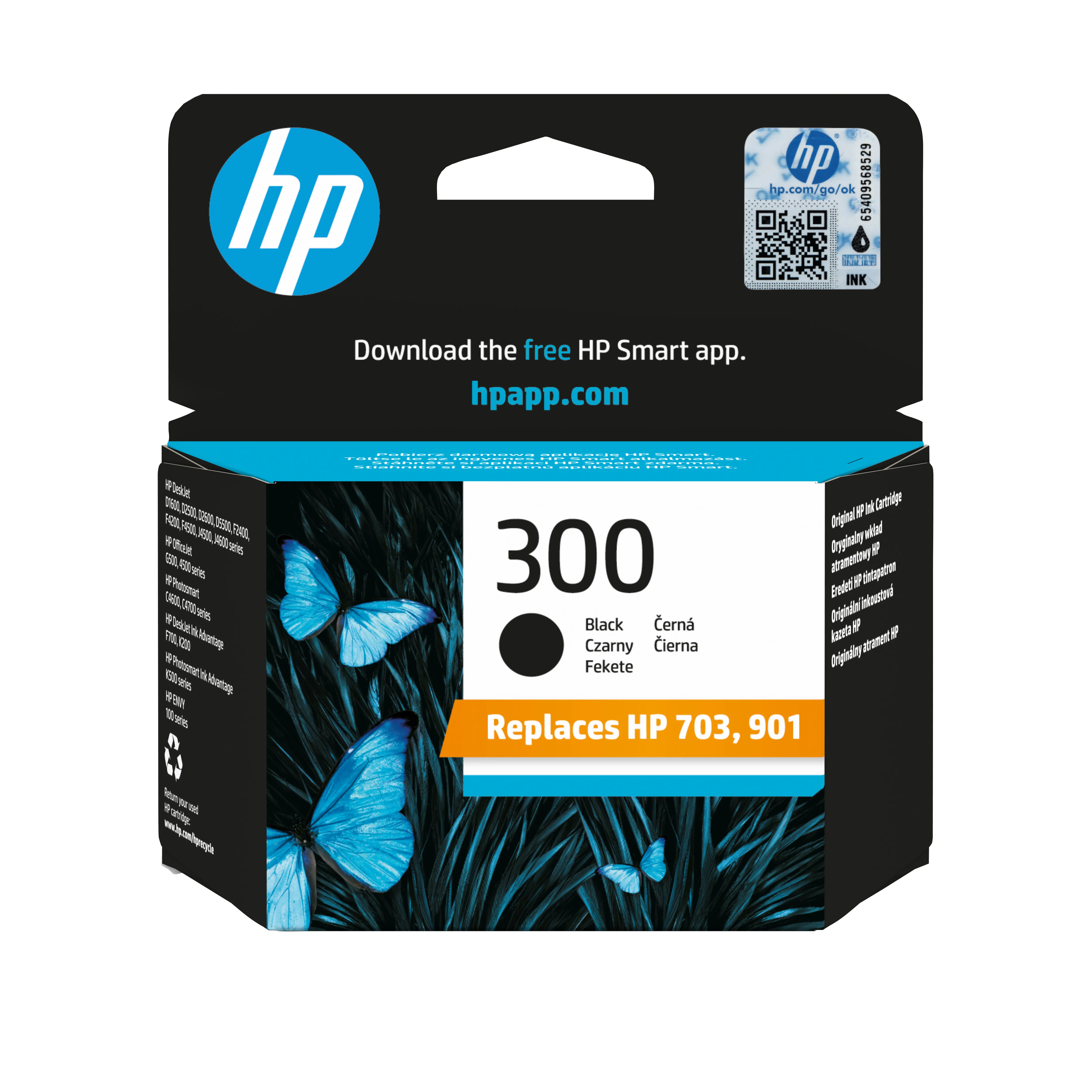 HP 300 ink cartridge, 4 ml, Black