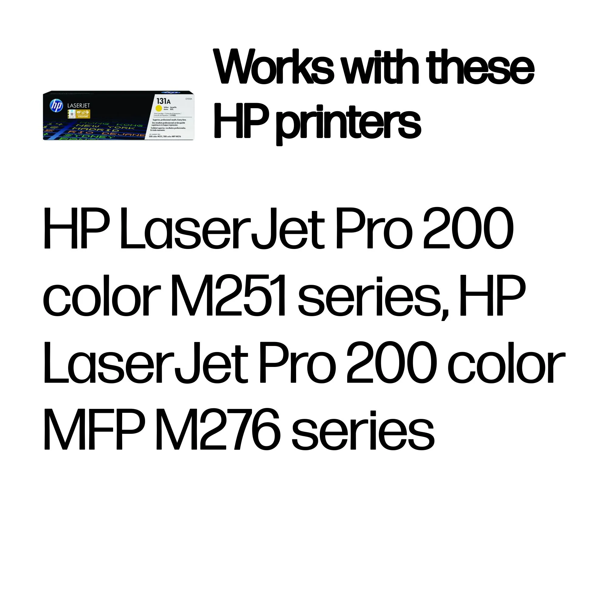 HP Toner 131A Yellow LJ Pro 200 Color M251 Color MFP M276 series 1800 Seiten HP Toner 131A Yellow LJ Pro 200 Color M251 Color MFP M276 series 1800 Seiten