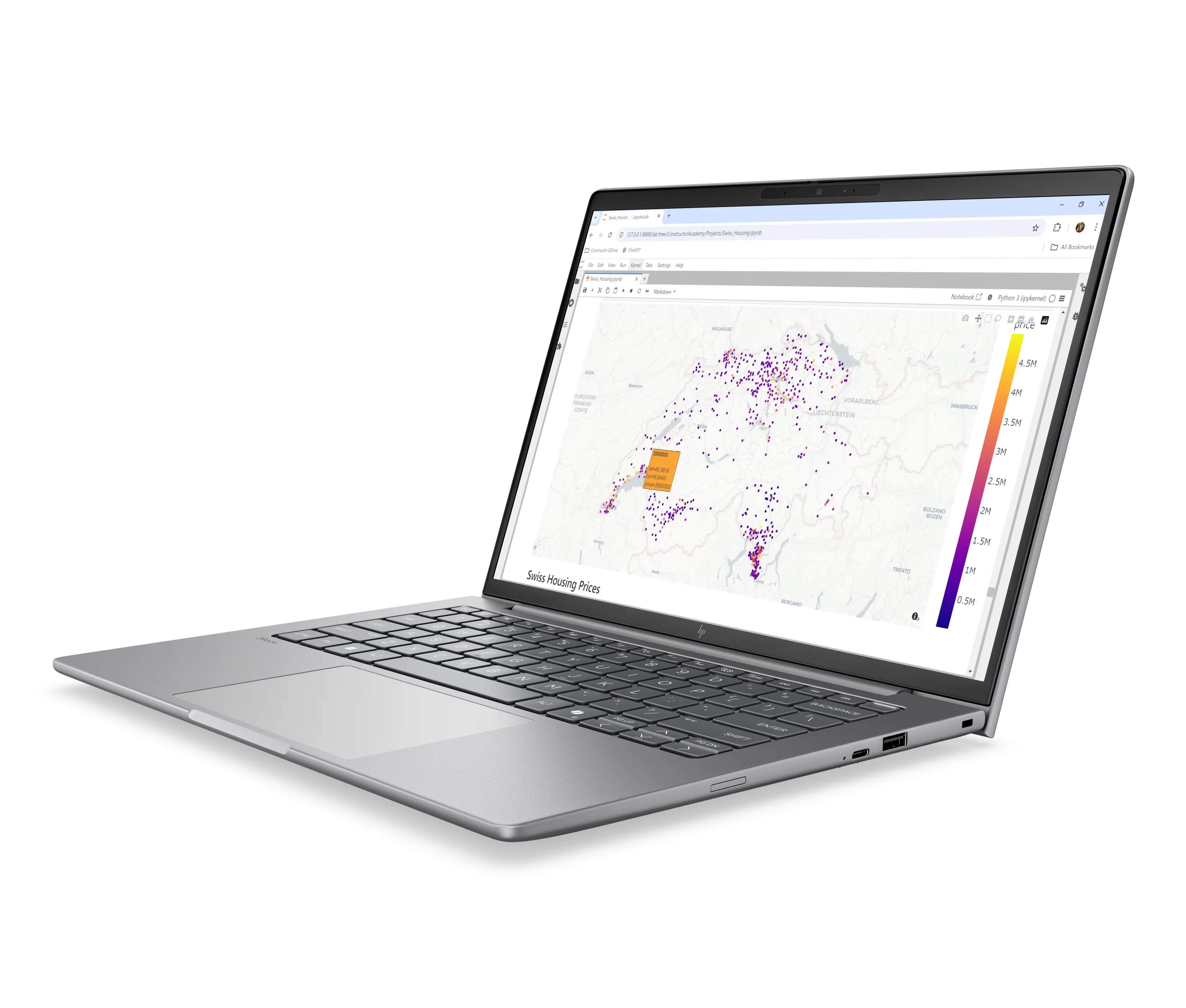 HP ZBook 8 G2i 14.0" Ultra 7 356H, 4 Gt, 1 Tt, RTX PRO 500, Win 11 Pro -kannettava, hopea