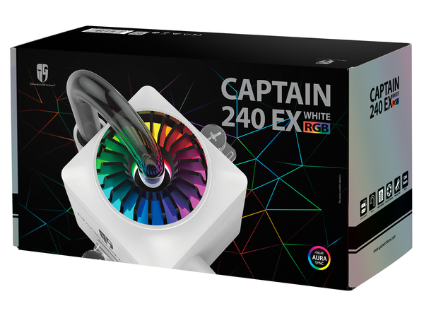 Deepcool Captain 240 EX RGB White - AiO liquid cooler
