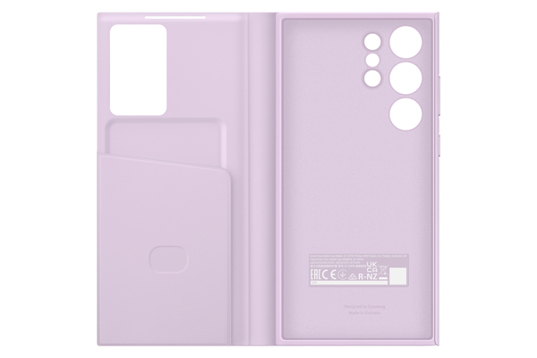 Samsung Clear View Wallet, Galaxy S23 Ultra -suojakotelo, Laventeli