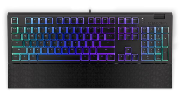 Endorfy Omnis Pudding Brown Mechanical Gaming Keyboard, Kailh Brown, Black