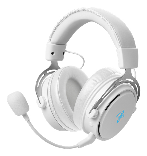 Deltaco Gaming White Line WH90 - wireless gaming headset, white