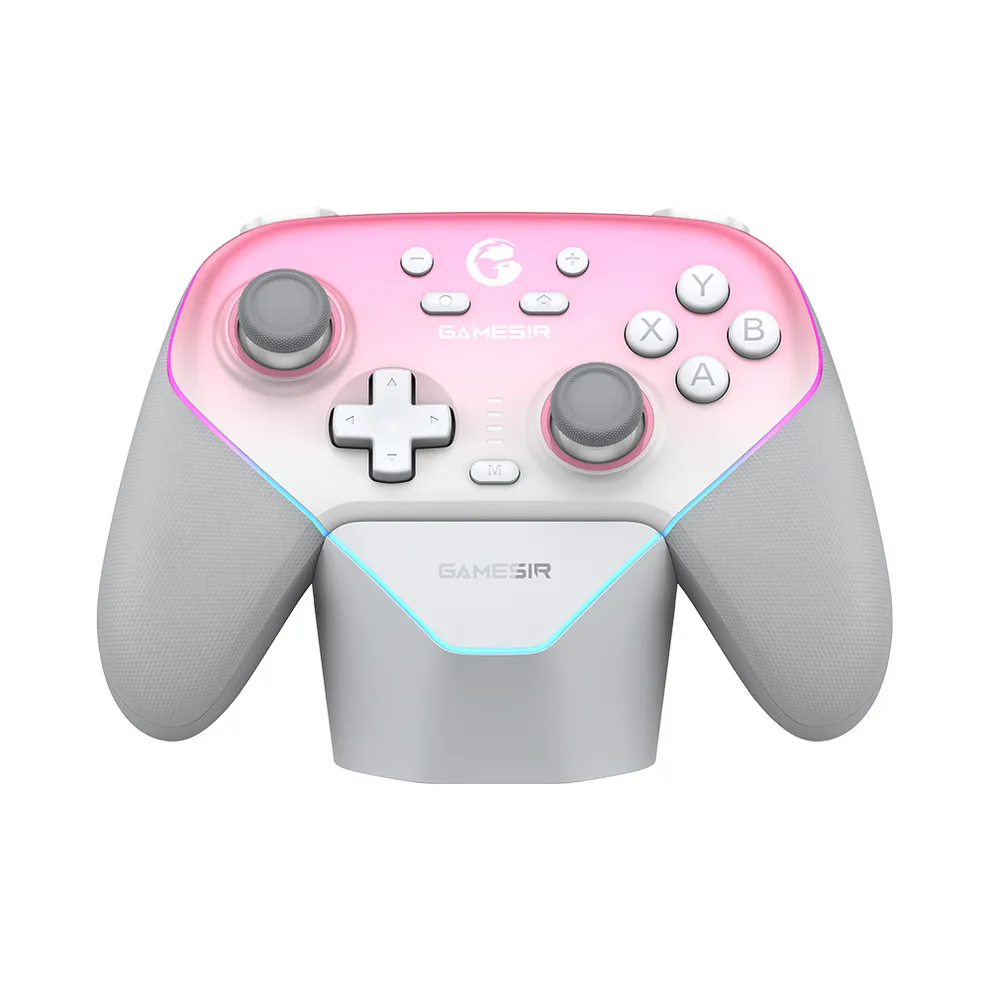 GameSir T4n Pro Multiplatform Gamepad - wireless controller, Whipped Pink (Hall-Effect Sticks)
