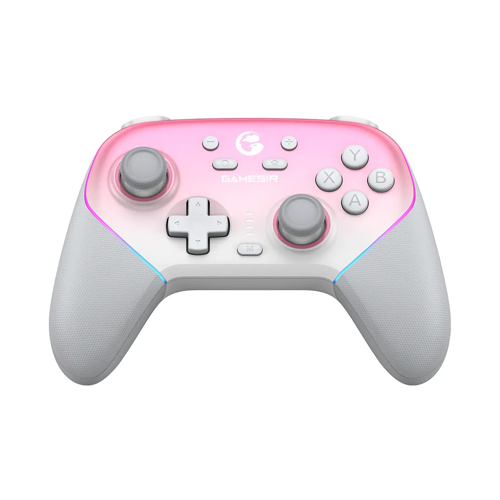 GameSir T4n Pro Multiplatform Gamepad - wireless controller, Whipped Pink (Hall-Effect Sticks)