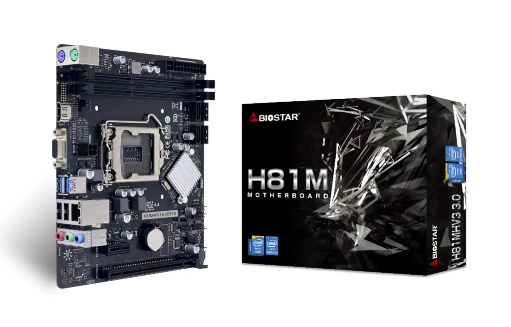 Biostar H81MHV3 3.0 LGA1150 mATX moderkort