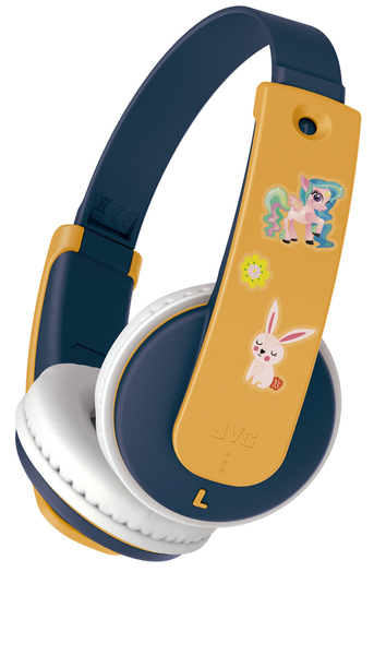 JVC KD10W Kids - wireless headphones, yellow
