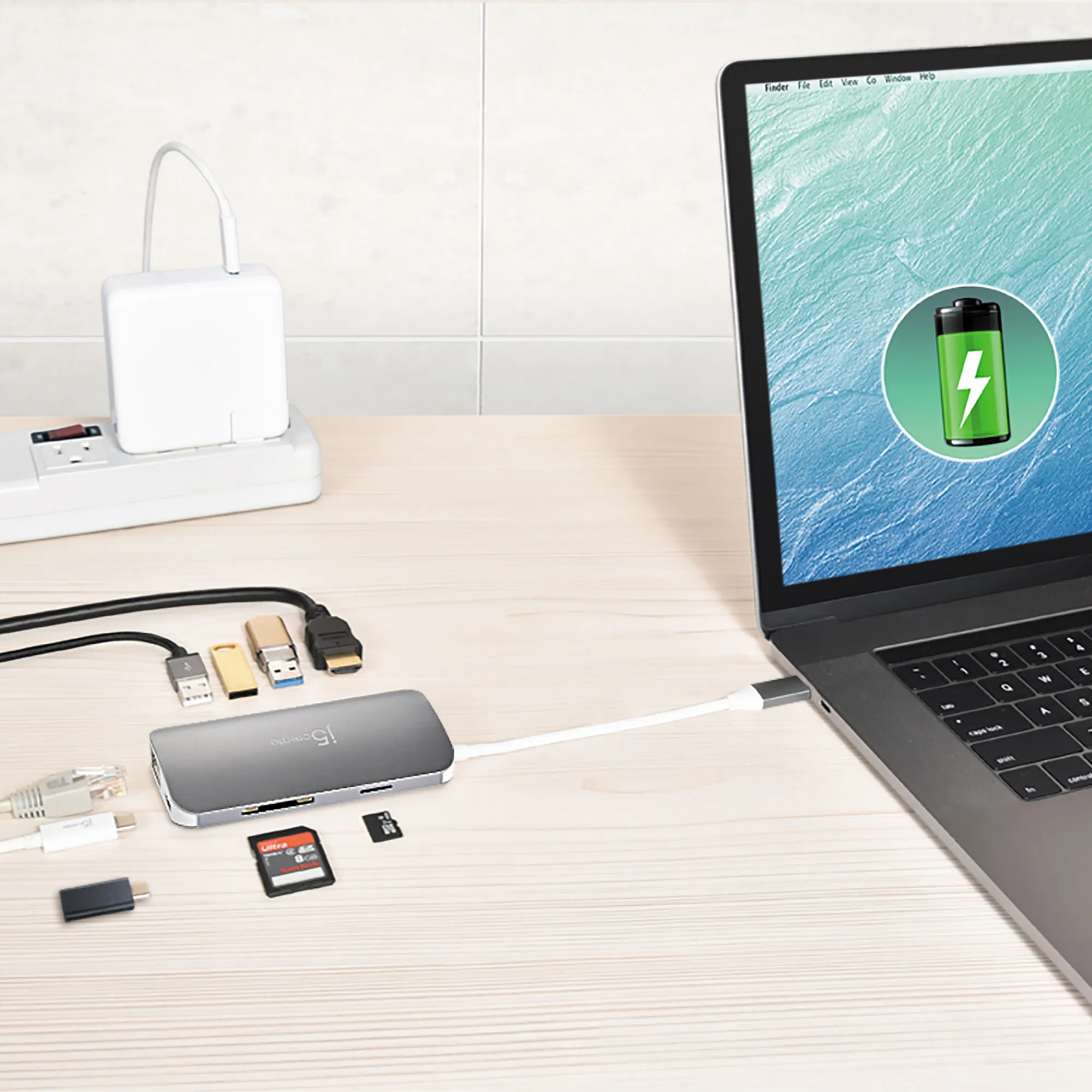 J5 Create USB-C MULTI ADAPTER (9 FUNCTION - IN 1)