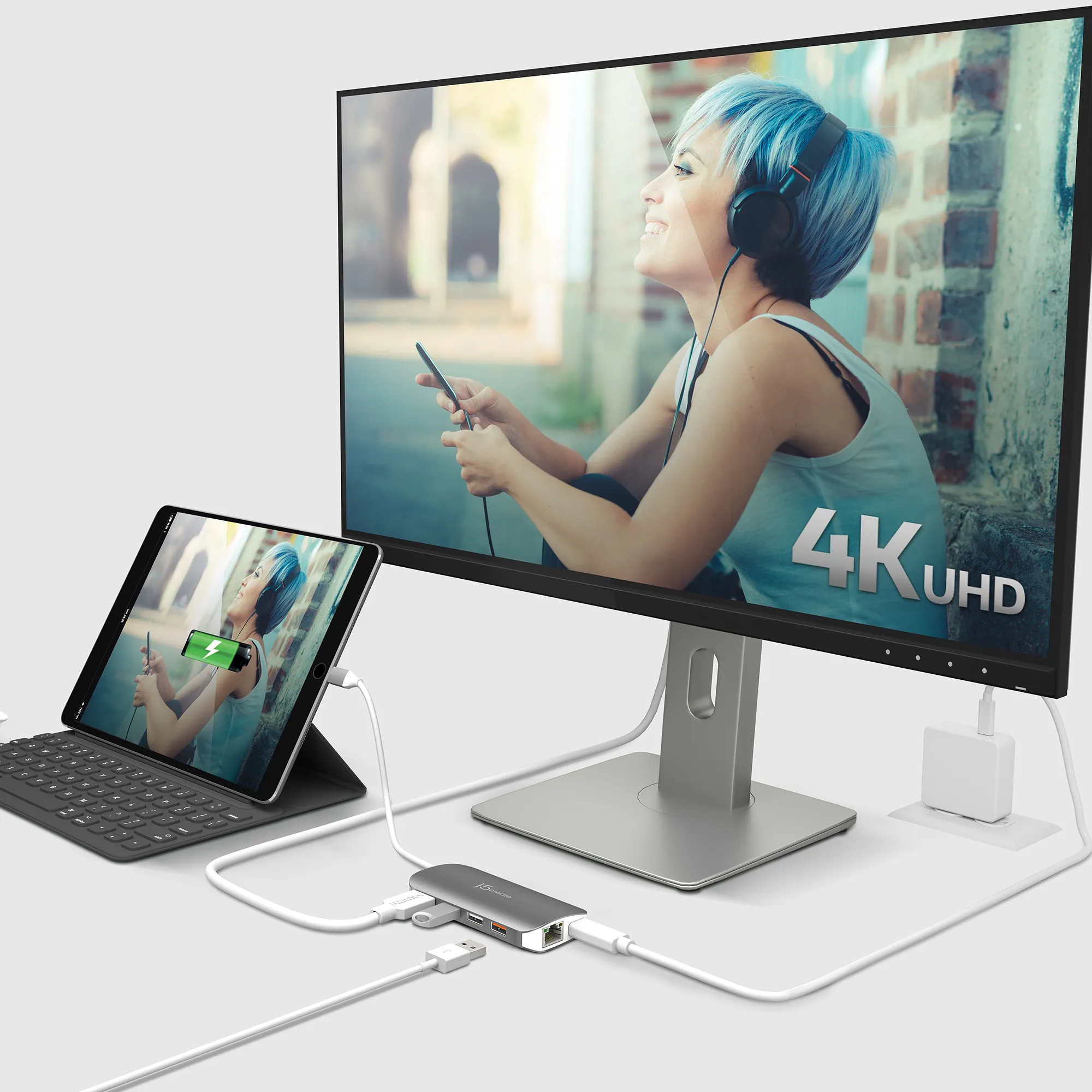 J5 Create USB-C MULTI ADAPTER (9 FUNCTION - IN 1)