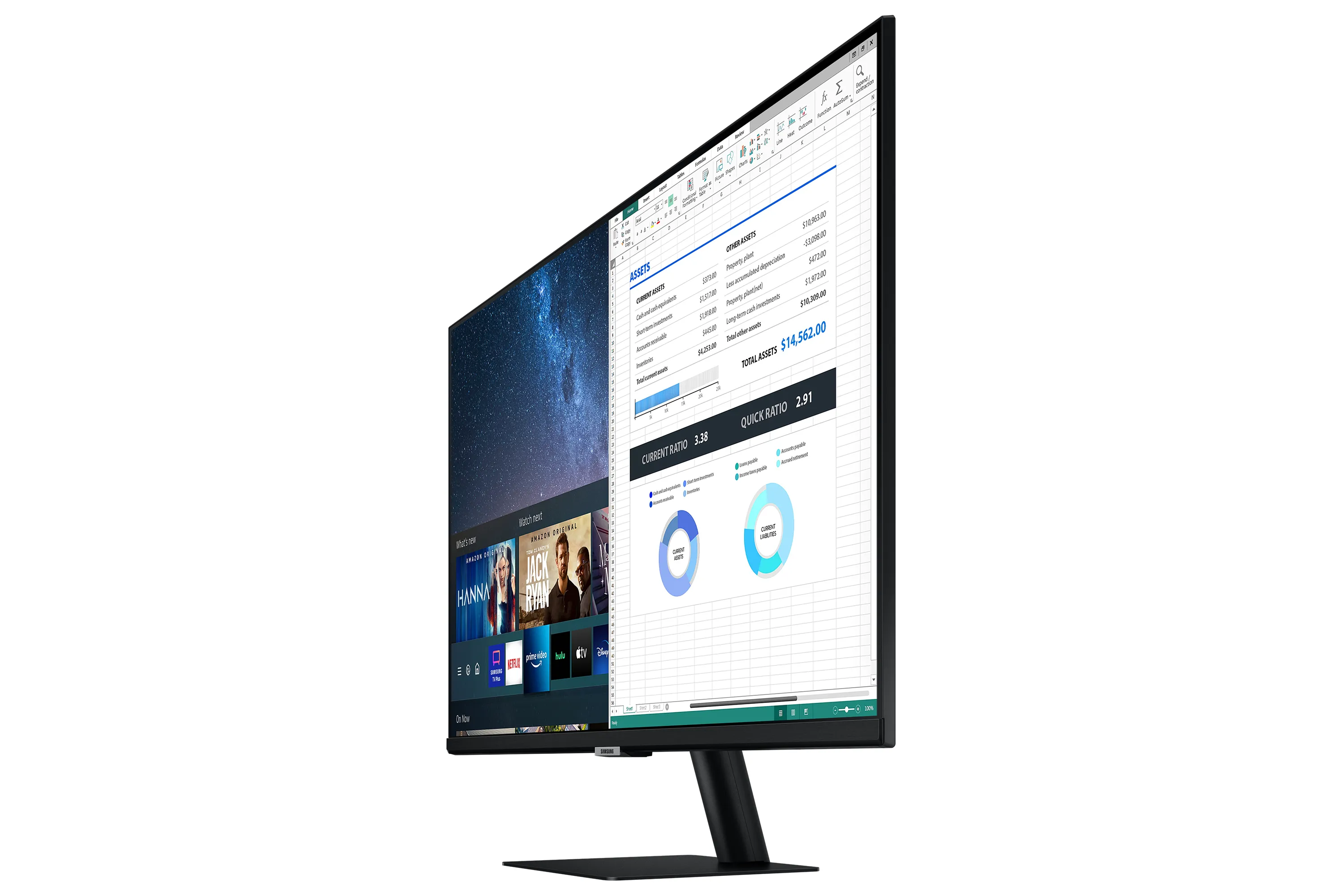 Samsung Smart Monitor M5 27" Full HD, VA -n&auml;ytt&ouml;