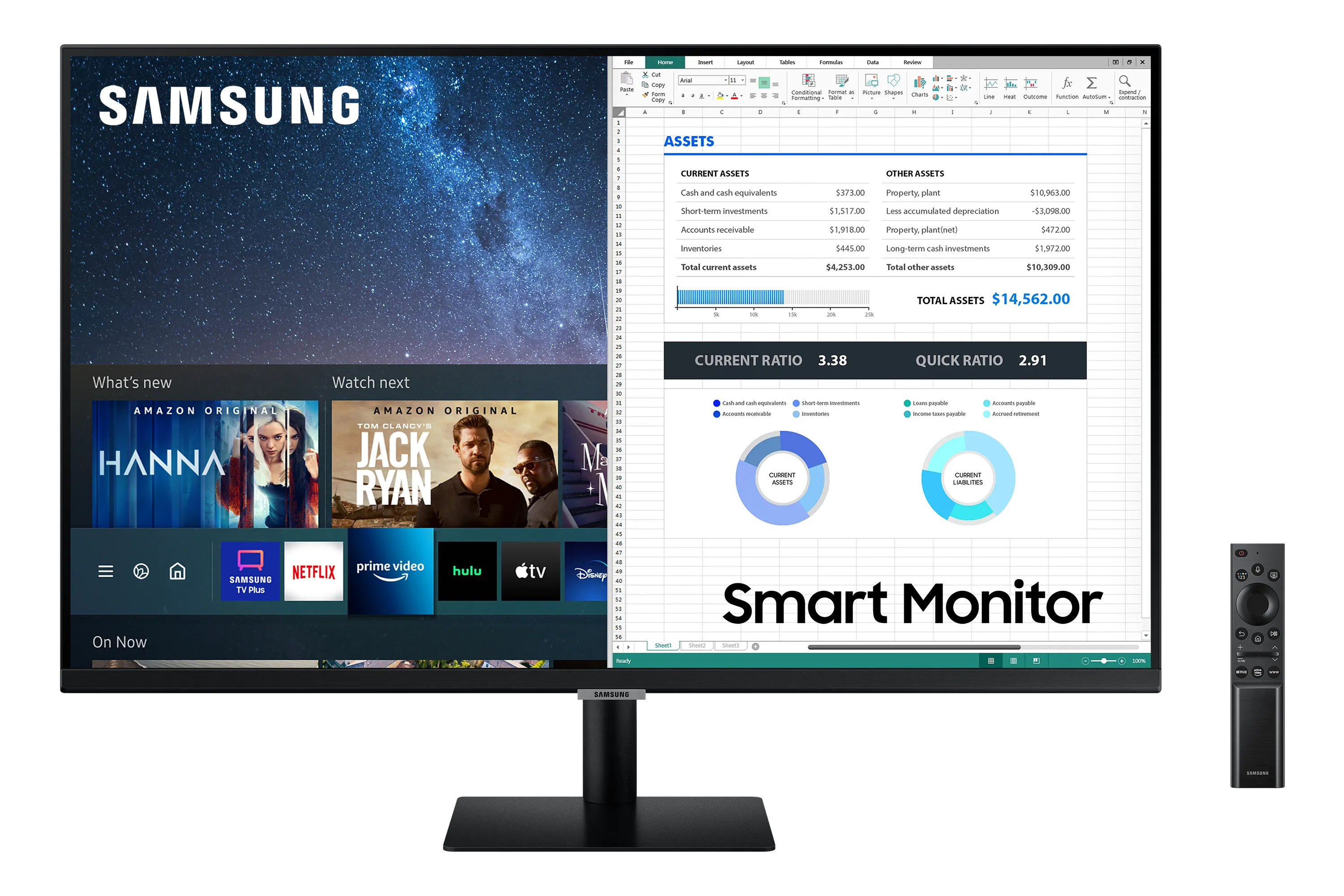 Samsung Smart Monitor M5 27" Full HD, VA -n&auml;ytt&ouml;