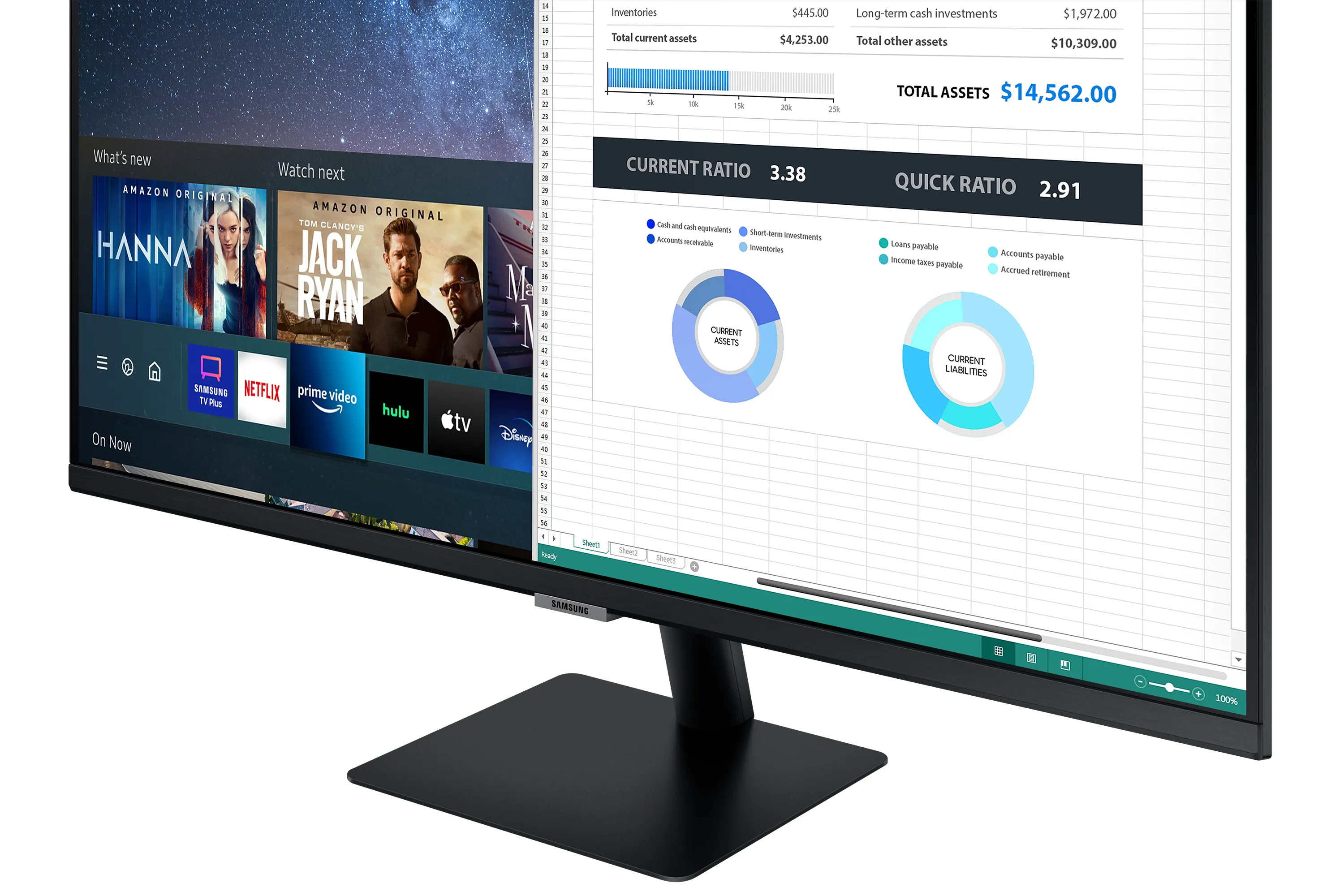 Samsung Smart Monitor M5 27" Full HD, VA -n&auml;ytt&ouml;
