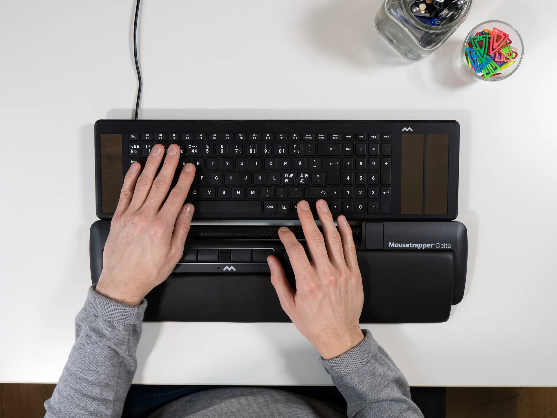 Mousetrapper Delta Extended + Type Keyboard