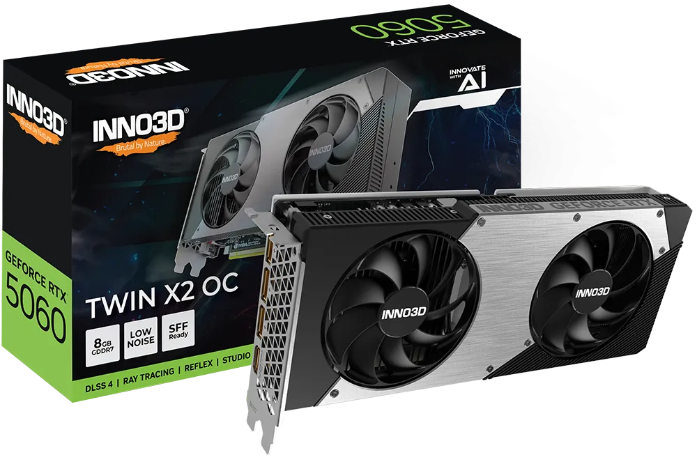 Inno3D GeForce RTX 5060 Twin X2 OC 8GB - graphics card