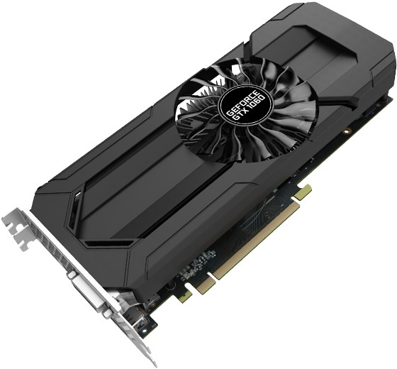 PALIT GeForce GTX 1060 StormX OC 6GB, - grafikkort