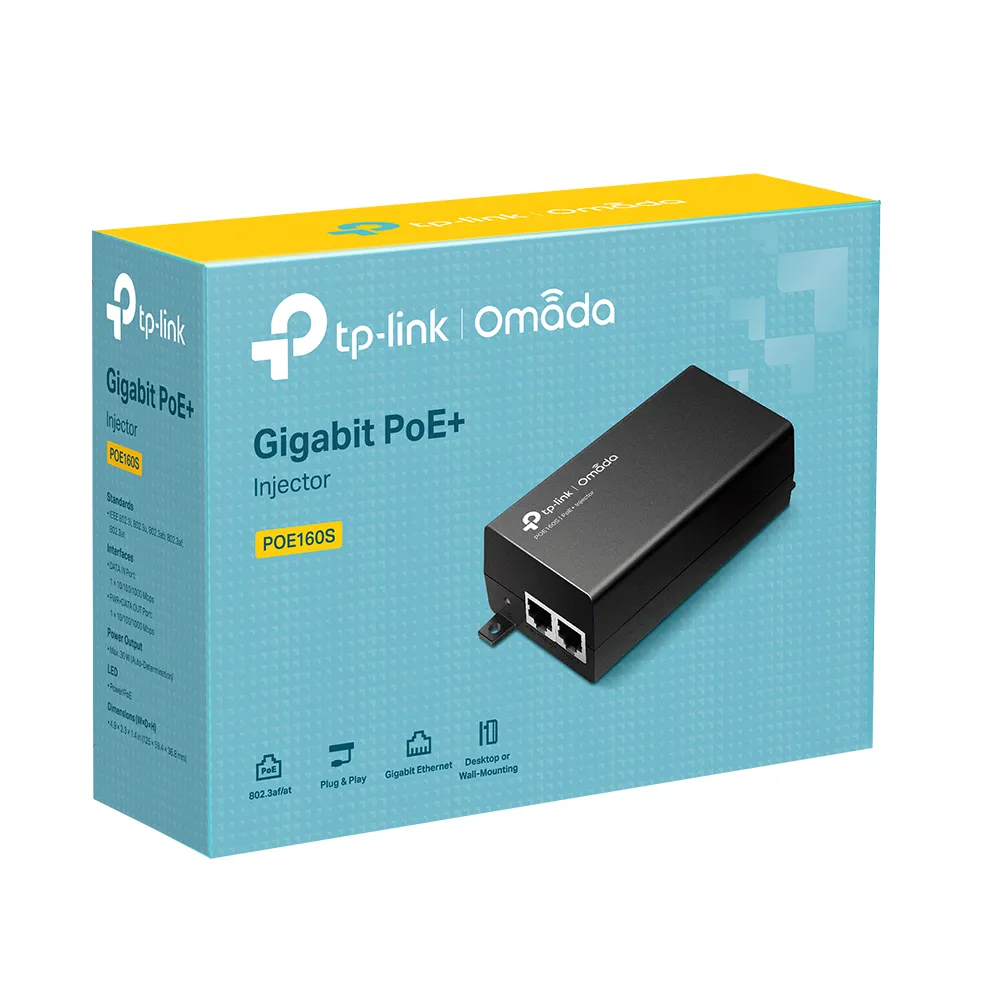 TP-LINK TL-POE160S POE+ INJECTOR ADAPTER