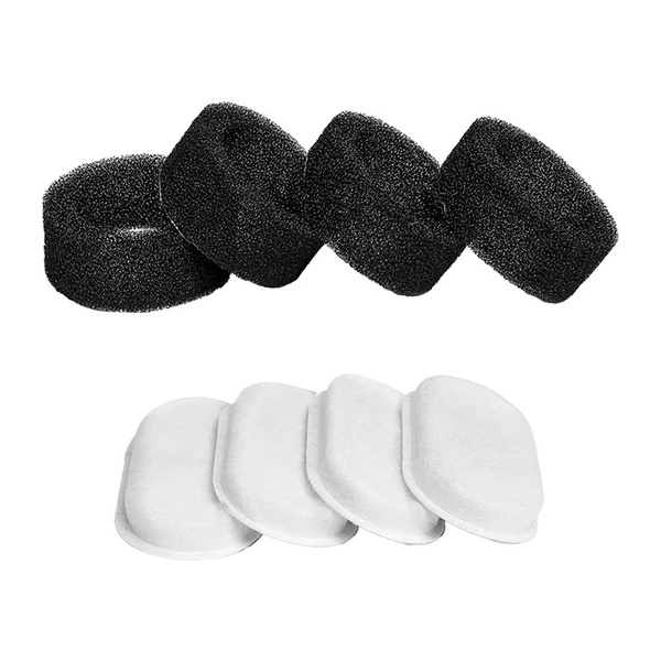 ROJECO RYSJPJBXG-LX4 Replacement Filters for 3.2 L and 2 L Cat Water Fountains, 4-Pack