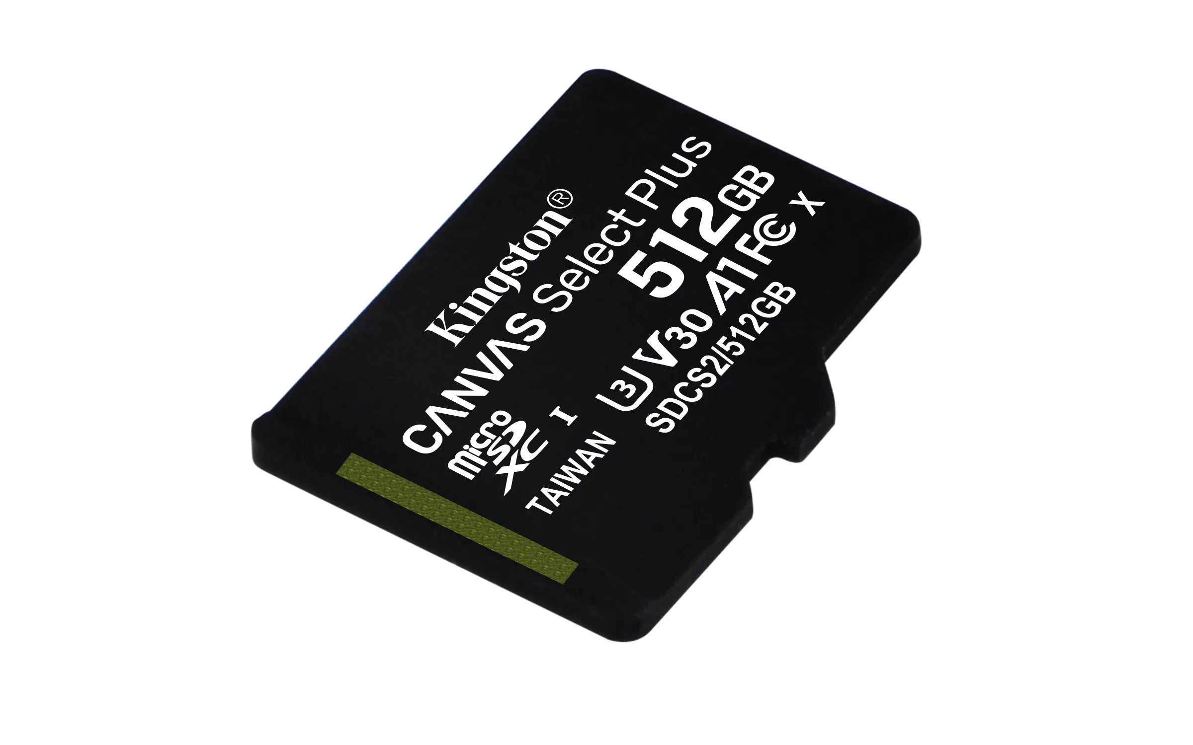 Kingston Canvas Select Plus 512 Gt MicroSDXC -muistikortti + SD-adapteri