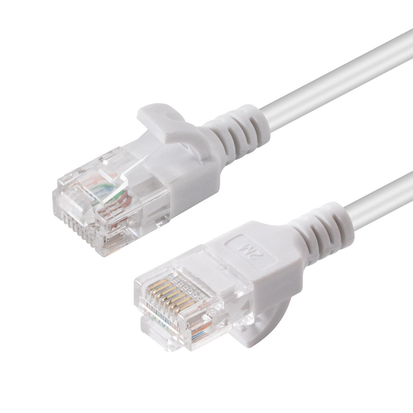 MicroConnect Cat6 U/UTP Slim - network cable, 3 m, White