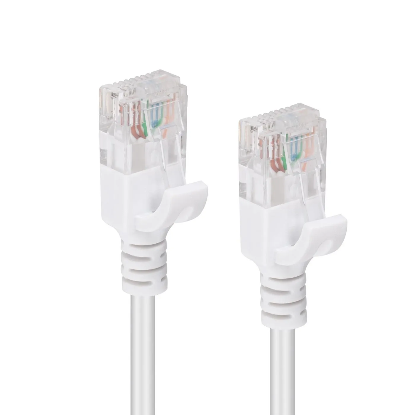 MicroConnect Cat6a Slim U/UTP - network cable, 0.5 m, White