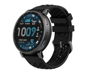 Amazfit Active Max NFC 48mm -&auml;lykello, musta