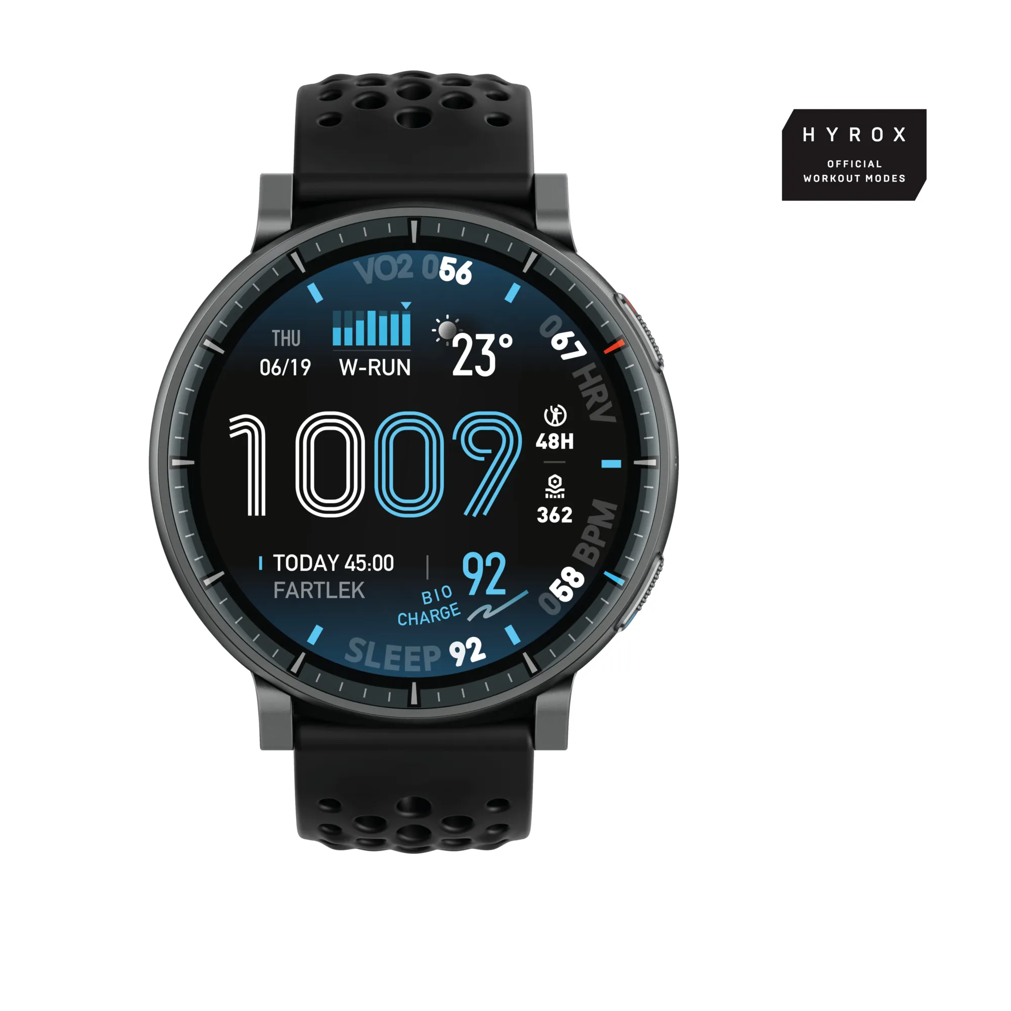 Amazfit Active Max NFC 48mm smartklocka, svart