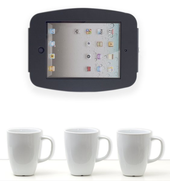 Maclocks iPad Secure Space Enclosure Wall Mount Black - Wall mount tuotteelle tabletti - lukittava - metalli - musta malleihin Apple 9.7-inch iPad Pro, iPad, iP