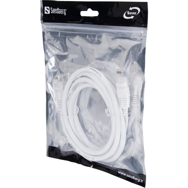 SANDBERG Saver Cat6 Cable 200cm 78.7i RJ45 UTP Patch Networkcable 1000 Mbit/sek