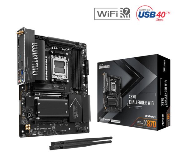 ASRock X870 Challenger WiFi 7 AM5 ATX Motherboard