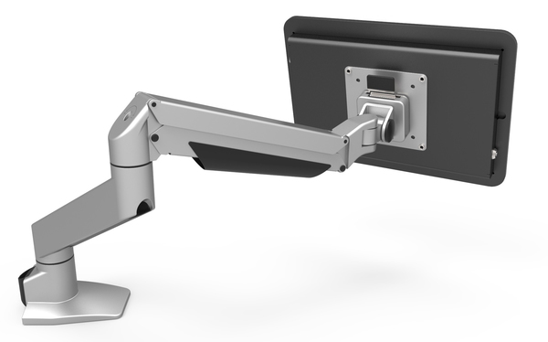 Compulocks Universal Secure Enclosure "Rokku" (Premium Line) with Reach Articulating Arm Black - Asennuspakkaus (p&ouml;yt&auml;jalusta, varash&auml;lyttimen kotelo) tuotteell