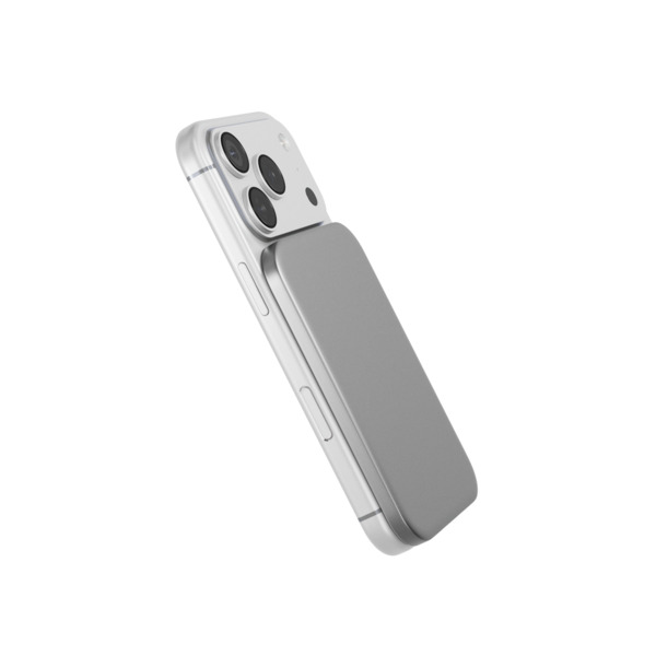 Epico UltraPack Slim 3000mAh Alu Mag+ Wireless Power Bank EM31b - silver