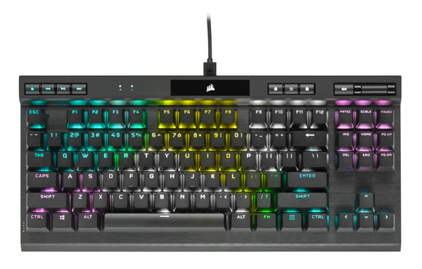 Corsair K70 RGB TKL Cherry MX Red - speltangentbord