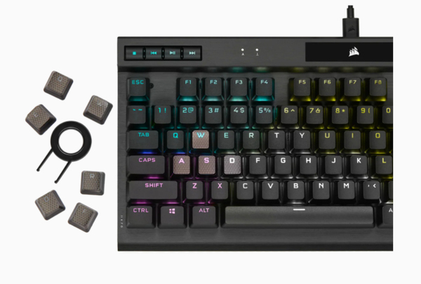 Corsair K70 RGB TKL Cherry MX Red - speltangentbord