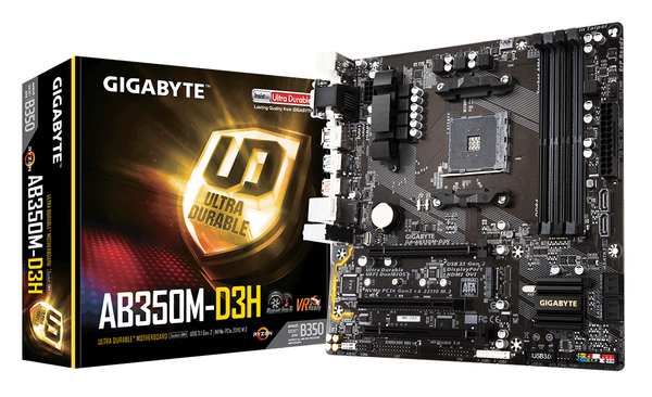 Gigabyte AB350M Gaming mATX-emolevy