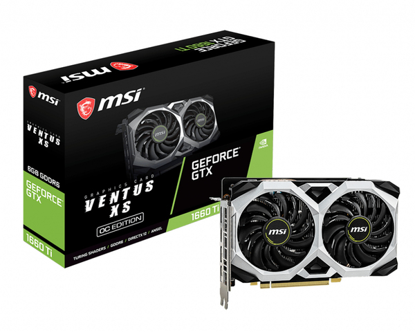 MSI GeForce GTX 1660 Ti Ventus XS 6 GB - Grafikkort