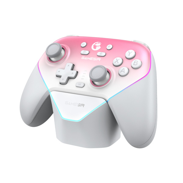 GameSir T4n Pro Multiplatform Gamepad - wireless controller, Whipped Pink (Hall-Effect Sticks)