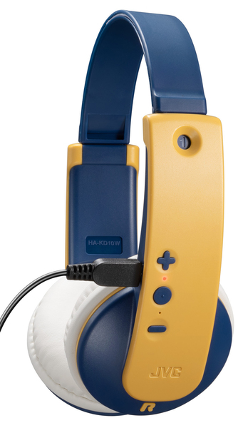 JVC KD10W Kids - wireless headphones, yellow