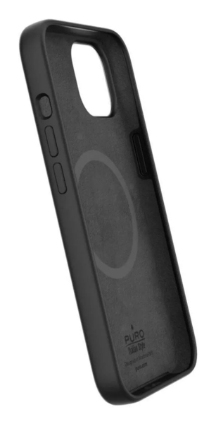 Puro ICON Mag cover for iPhone 13/14, musta