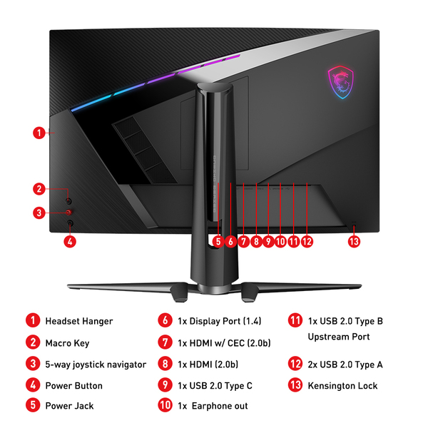 MSI 27" MPG ARTYMIS 273CQR, QHD, VA -kaareva pelin&auml;ytt&ouml;