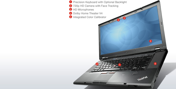 Lenovo ThinkPad W530 2447 - Core i7 3630QM / 2.4 GHz - Windows 8 Pro 64-bit / Windows 7 Professional 64-bit downgrade - esiasennettu: Windows 7 - 4 Gt RAM - 500