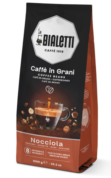 Bialetti Esperto Grani Hazelnut kaffeb&ouml;nor 1 kg