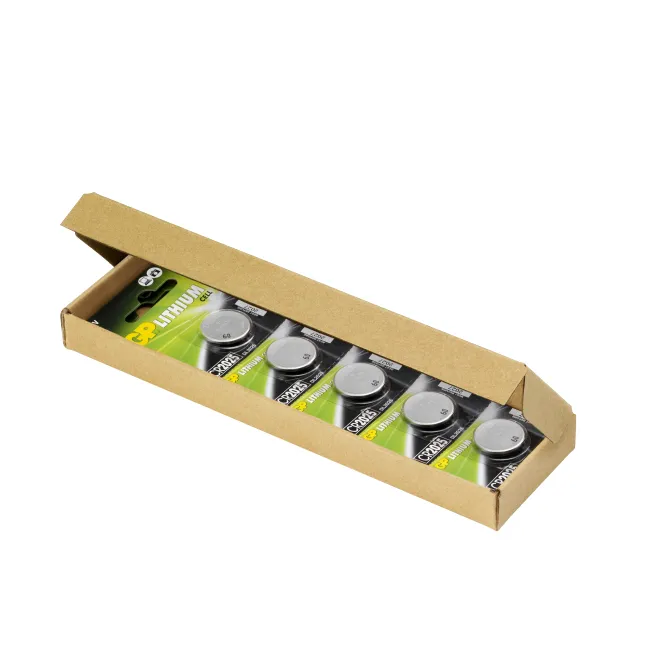 GP Lithium knappceller CR2025 E-BOX, 10-P