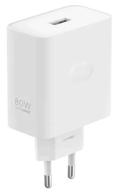 OPPO SUPERVOOC 80W - Virtal&auml;hde, Valkoinen