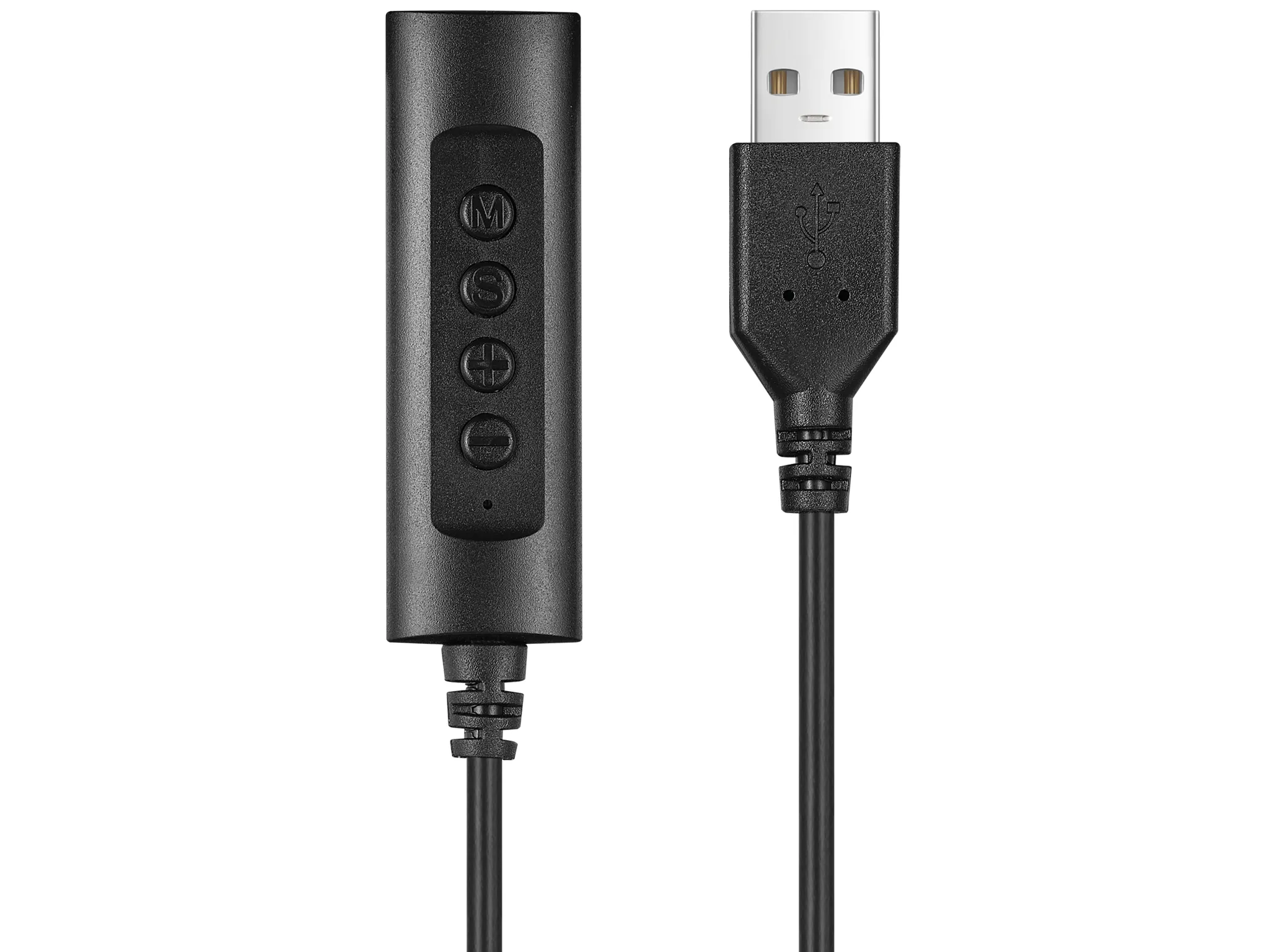 Sandberg 2in1 Office Headset Jack+USB -kuulokkeet, Musta