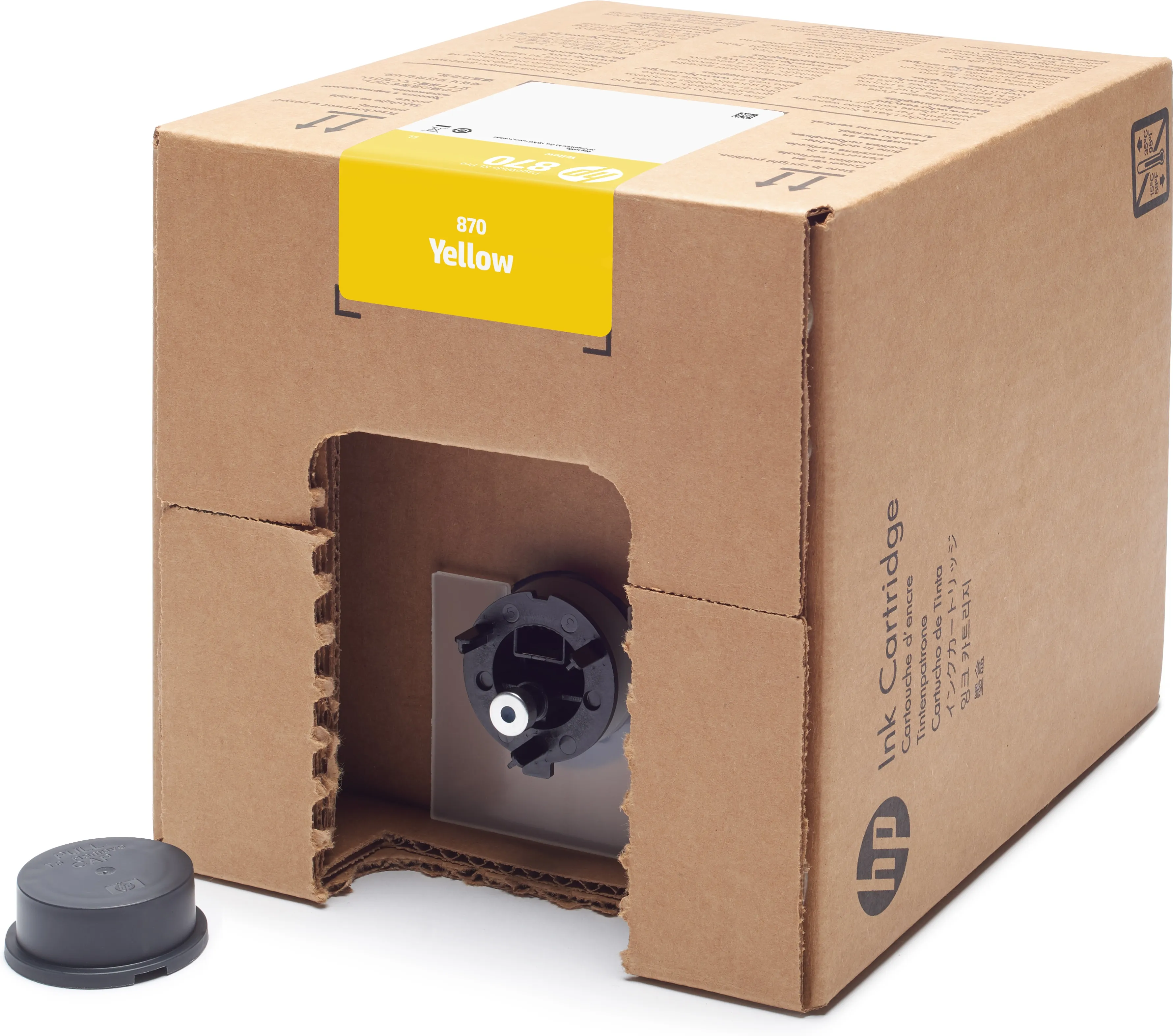 HP PageWide XL Pro 870 ink cartridge, 5 L, Yellow