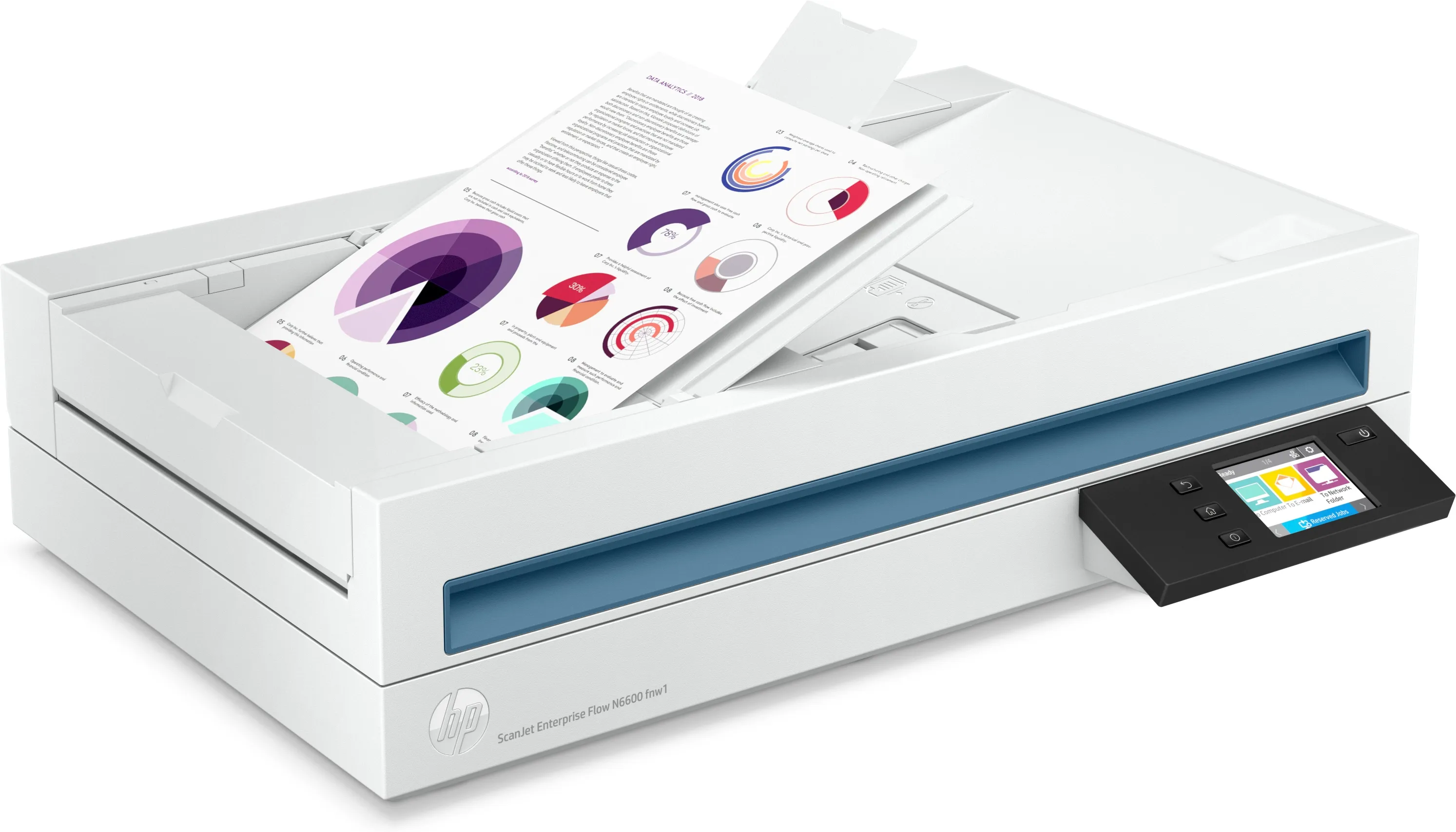 HP ScanJet Ent Flow N6600 fnw1 Scanner HP SJ Ent Flw N6600 fnw1 Scnr:Eu Mltlang