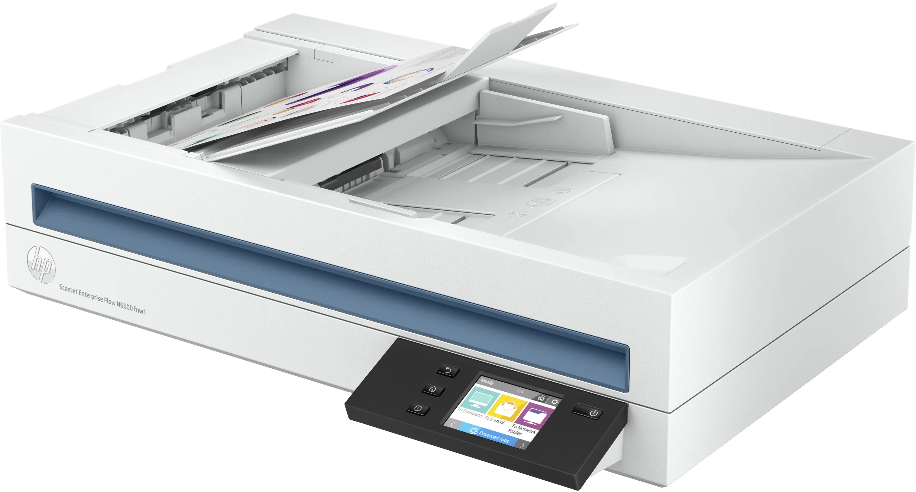 HP ScanJet Ent Flow N6600 fnw1 Scanner HP SJ Ent Flw N6600 fnw1 Scnr:Eu Mltlang